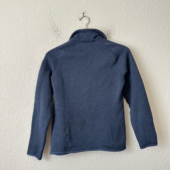 PATAGONIA Womens Better Sweater 1/4-Zip Pullover in Navy Company Logo - Picture 5 of 9